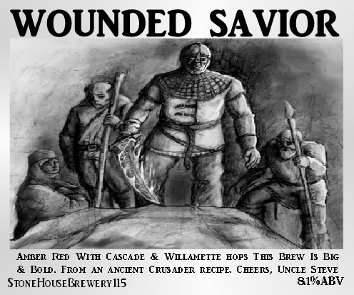 Wounded Savior beer Label.JPG