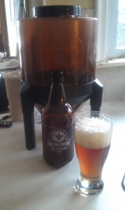 First pour of the Wild Spirit IPA